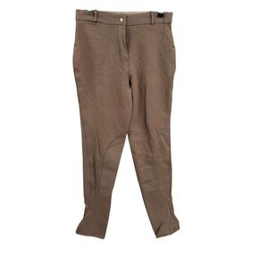 Fouganza Horse Riding Breeches Womens Size 8 Brown Equestrian Jodhpur Pants